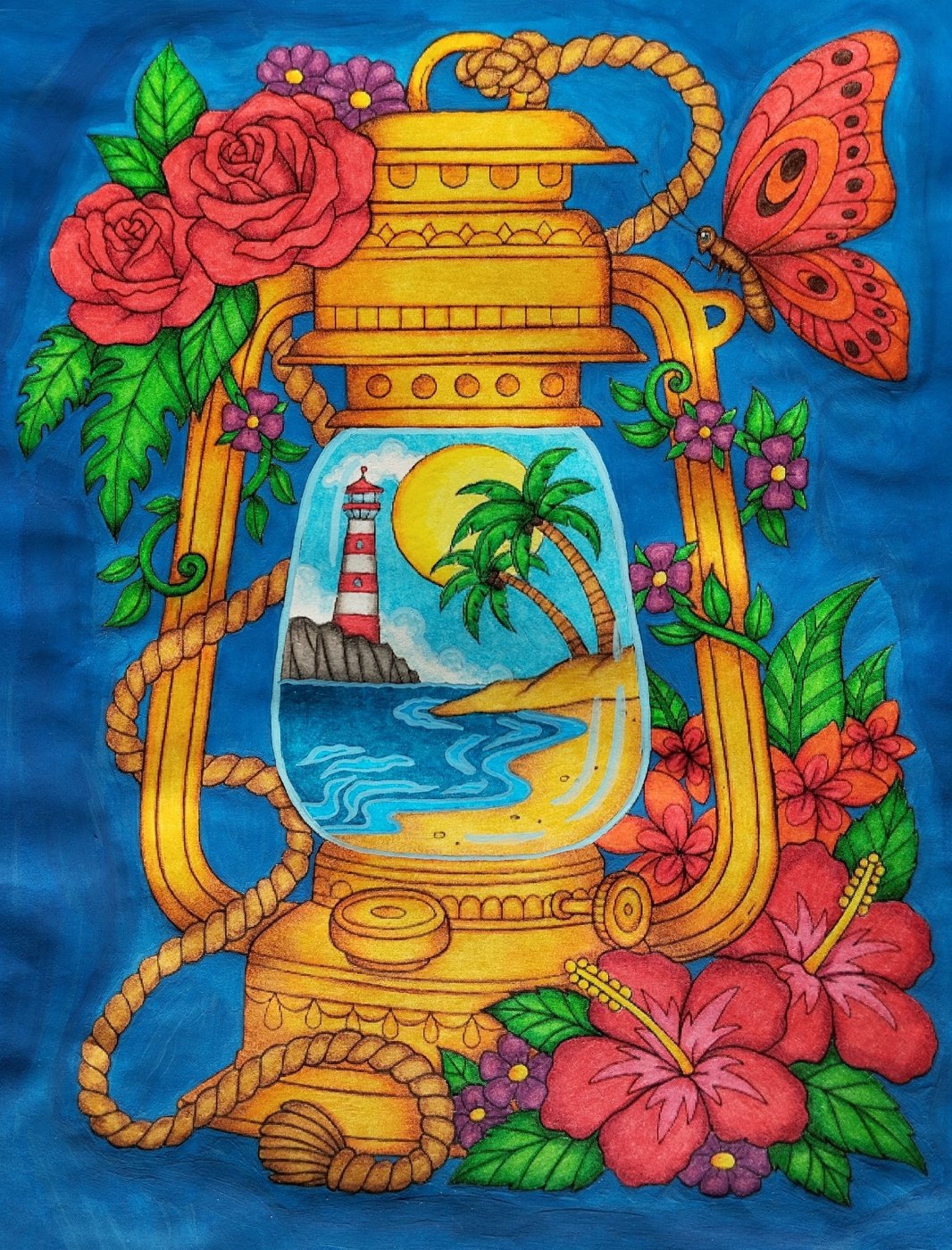 Работа от Daria_colloring_hobby