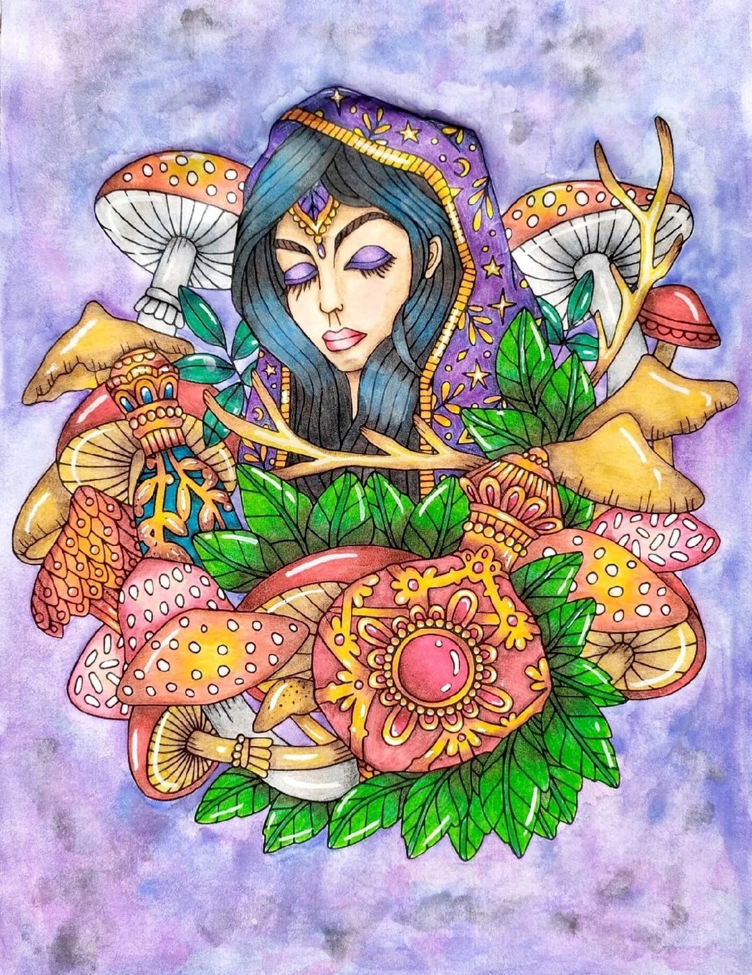 Работа от Daria_colloring_hobby