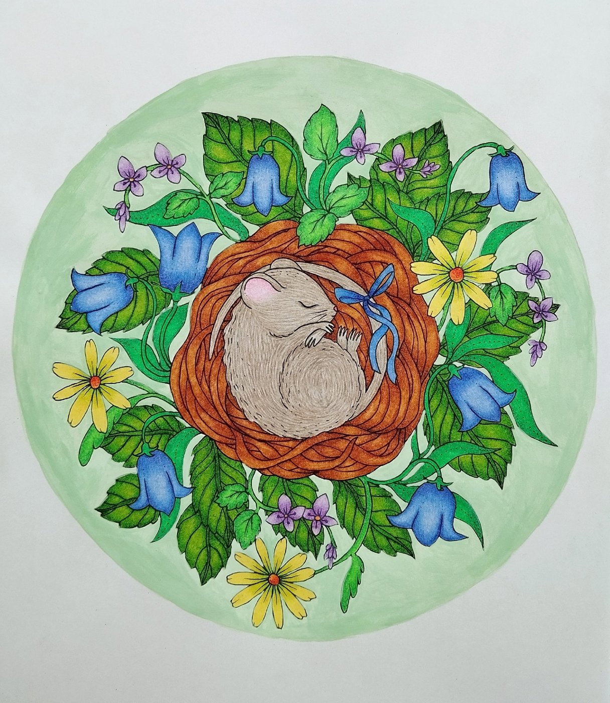 Работа от Daria_coloring_hobby