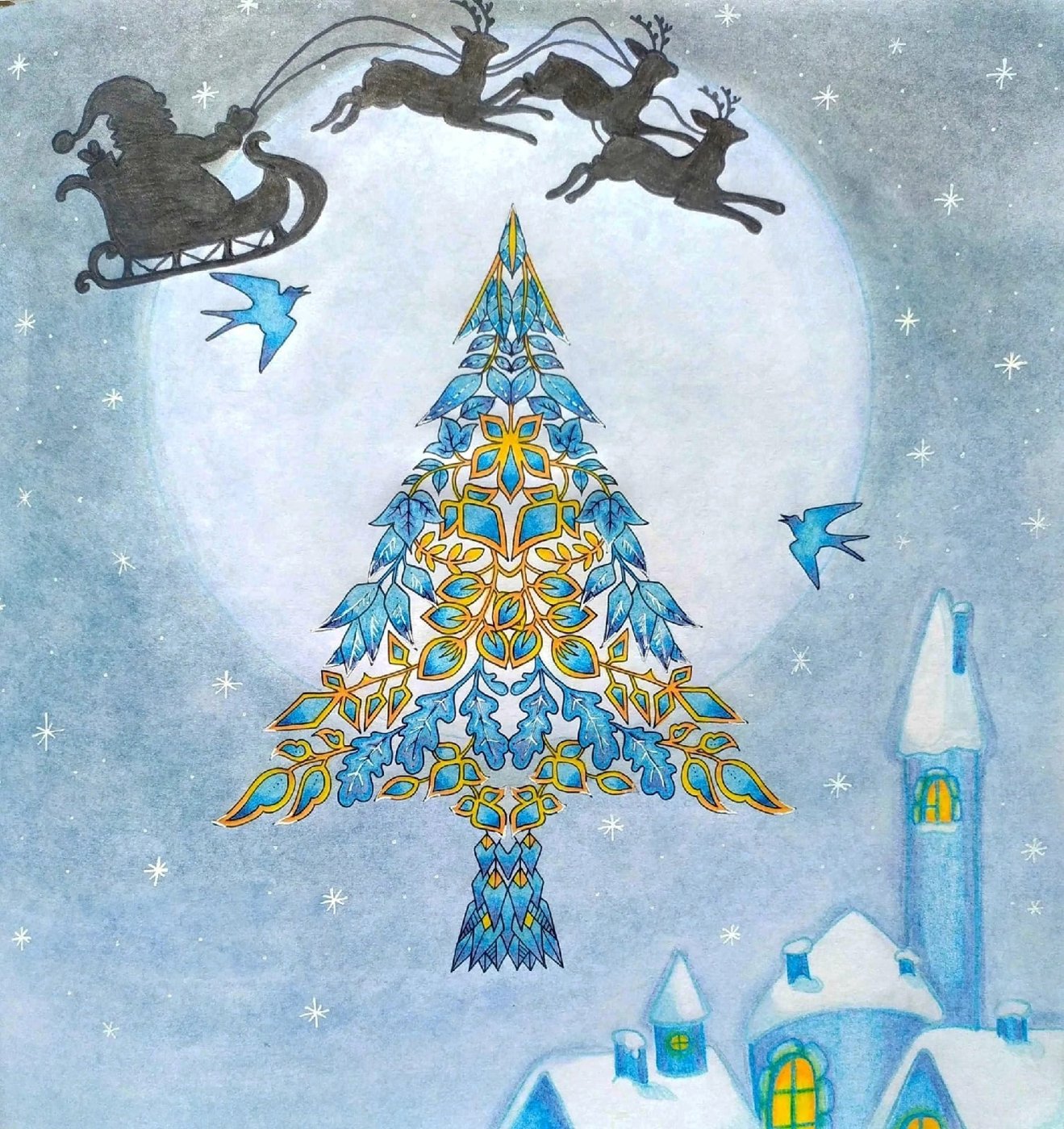 Работа от Daria_colloring_hobby