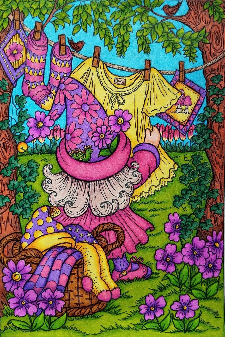 Работа от Daria_colloring_hobby