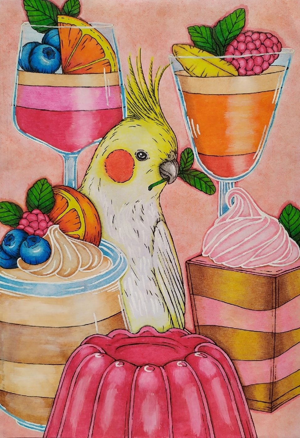 Работа от Daria_colloring_hobby