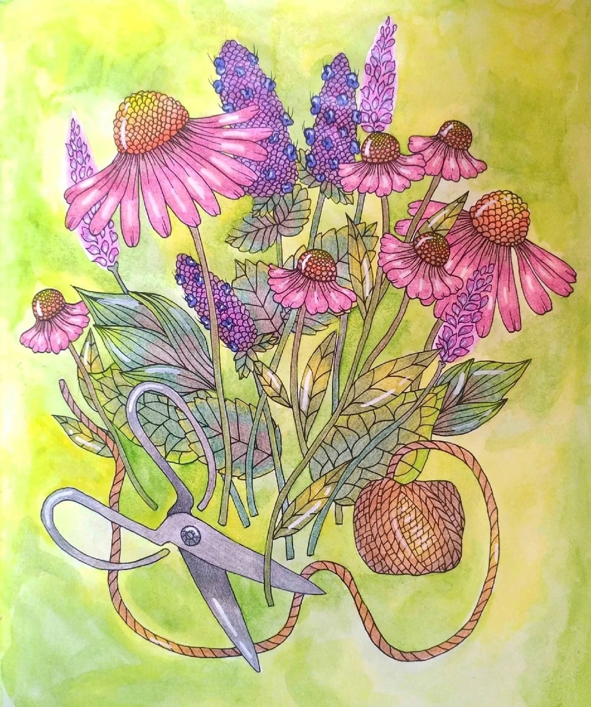 Работа от Daria_coloring_hobby