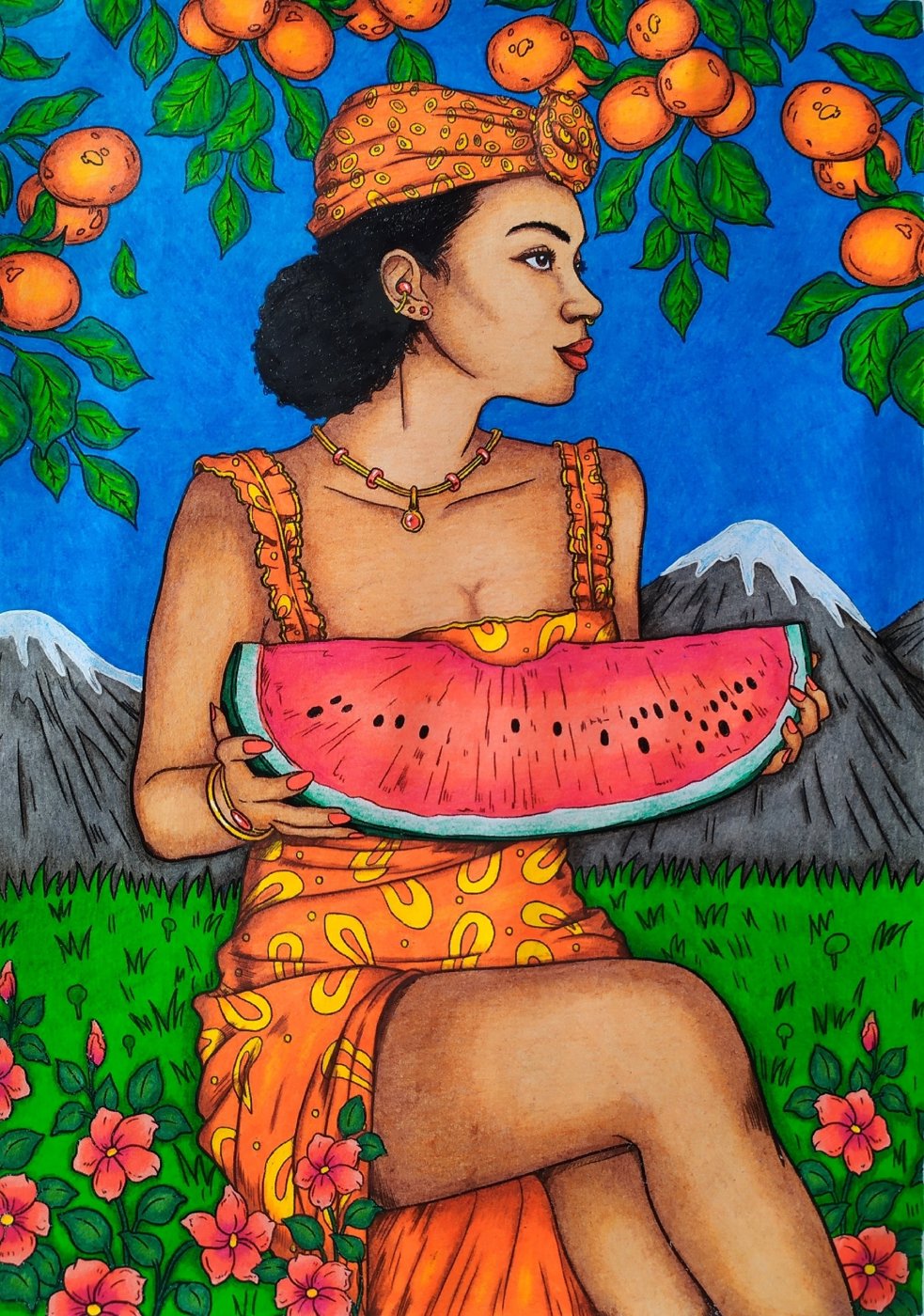 Работа от Daria_colloring_hobby