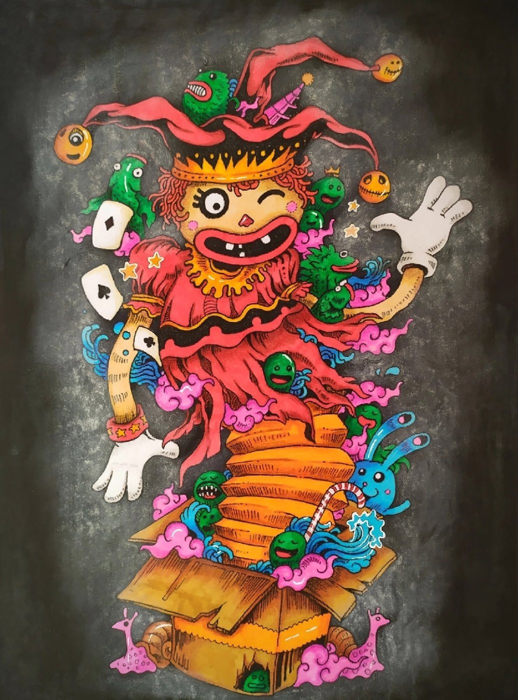 Работа от Daria_colloring_hobby