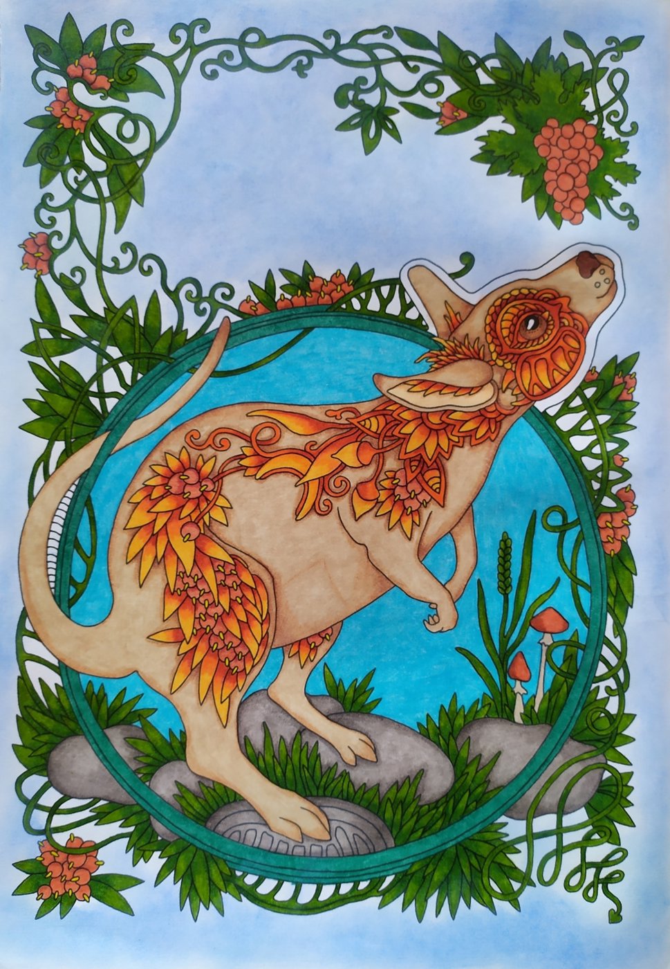 Работа от Daria_colloring_hobby