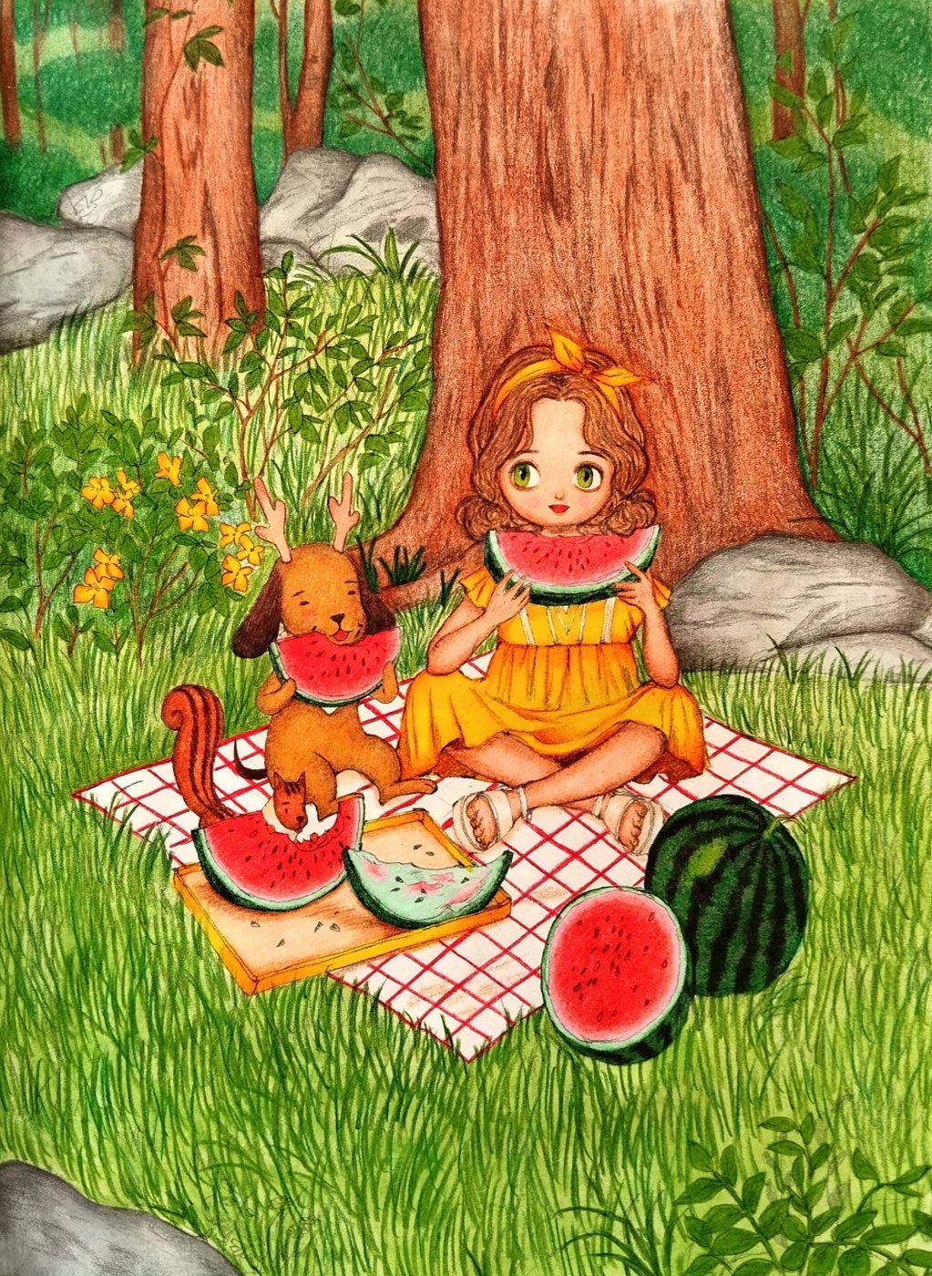 Работа от Daria_colloring_hobby