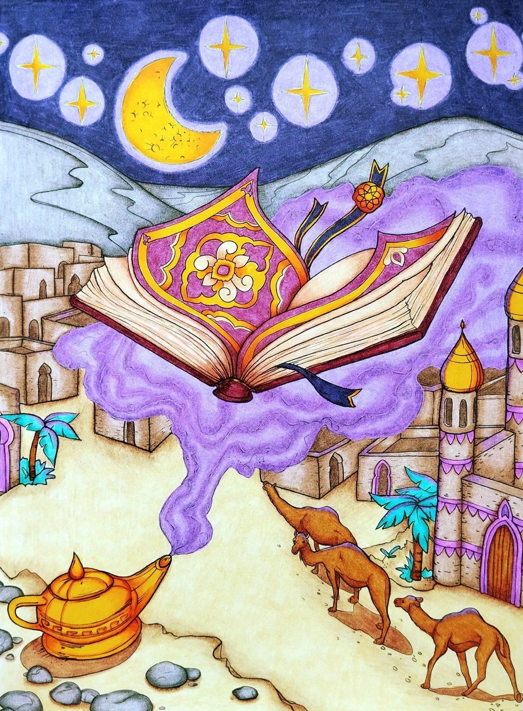 Работа от Daria_colloring_hobby