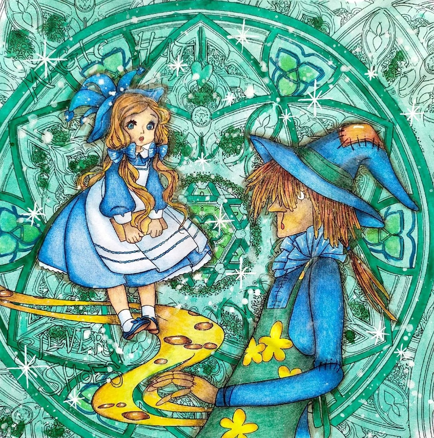 Работа от Daria_colloring_hobby