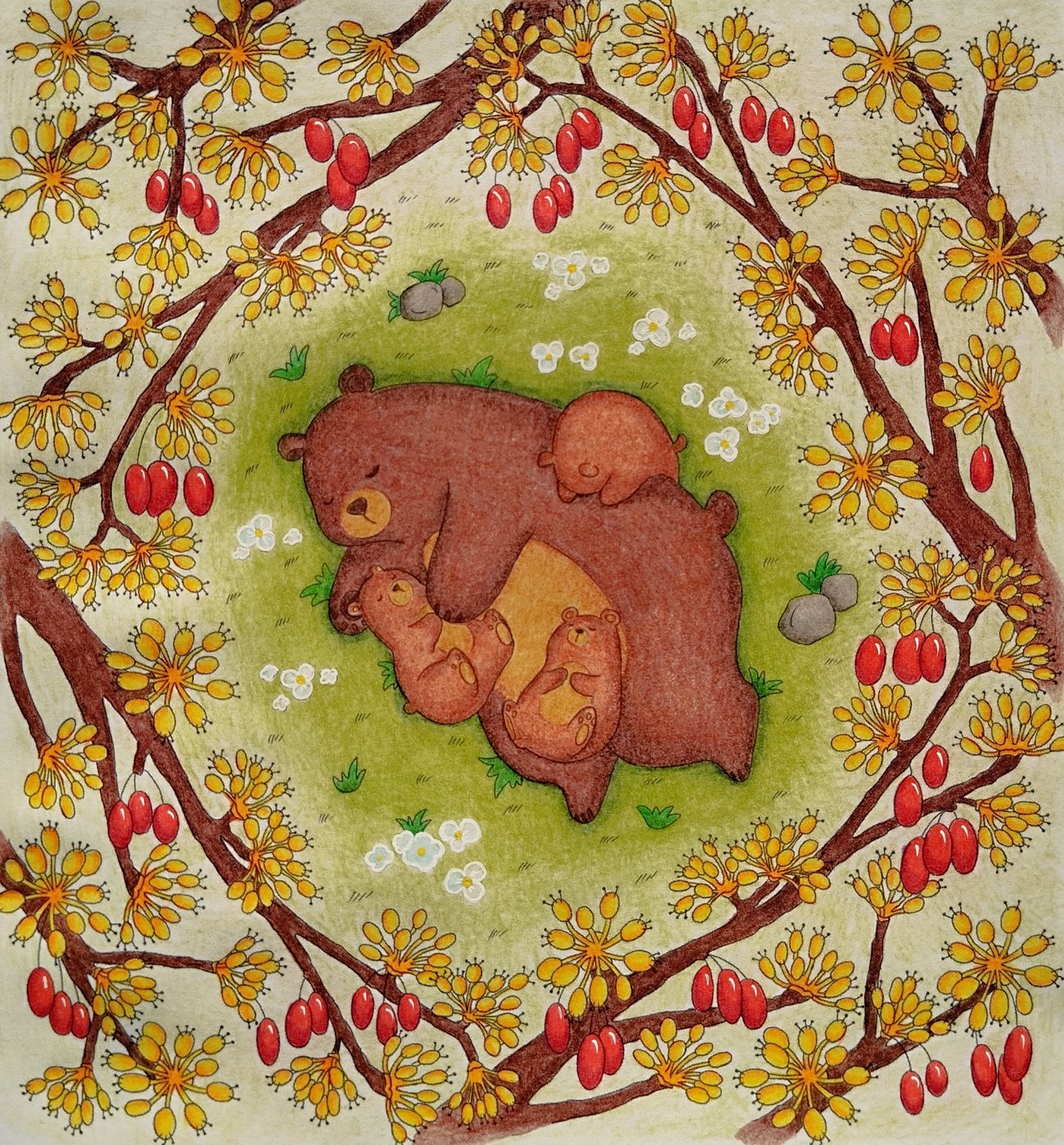 Работа от Daria_colloring_hobby