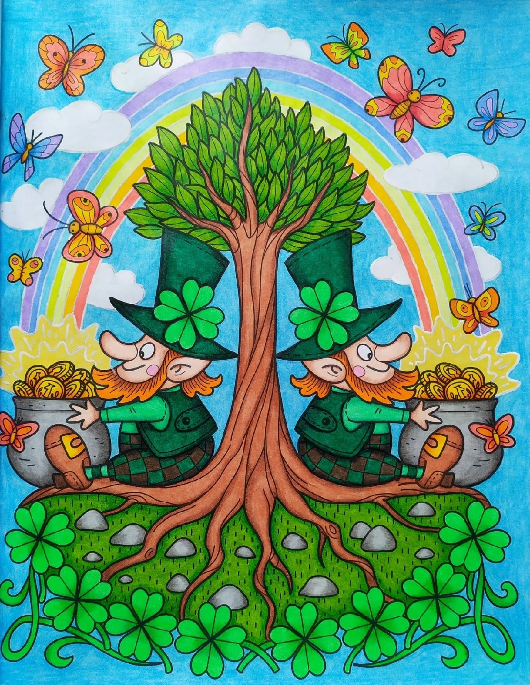 Работа от Daria_coloring_hobby