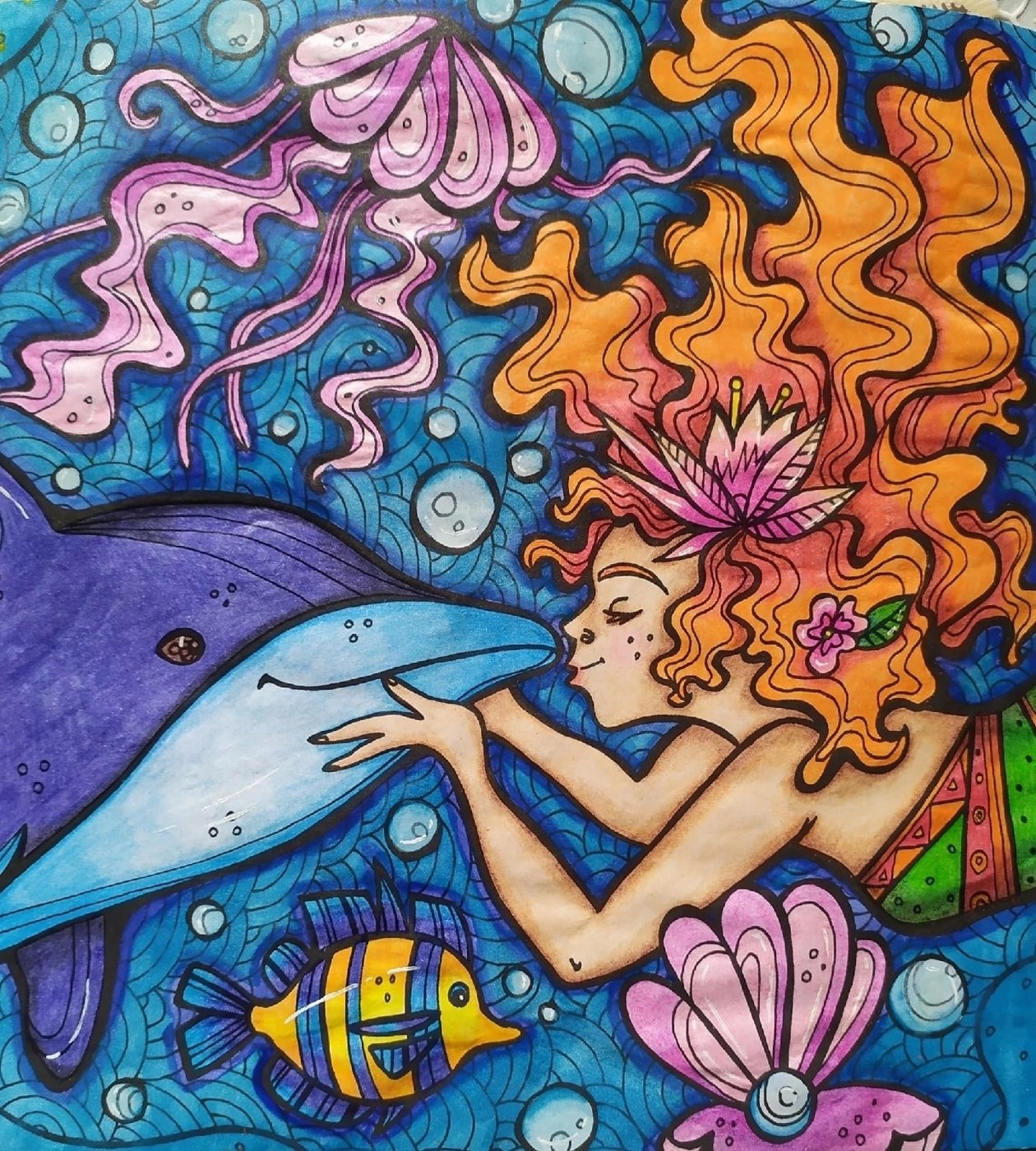 Работа от Daria_coloring_hobby