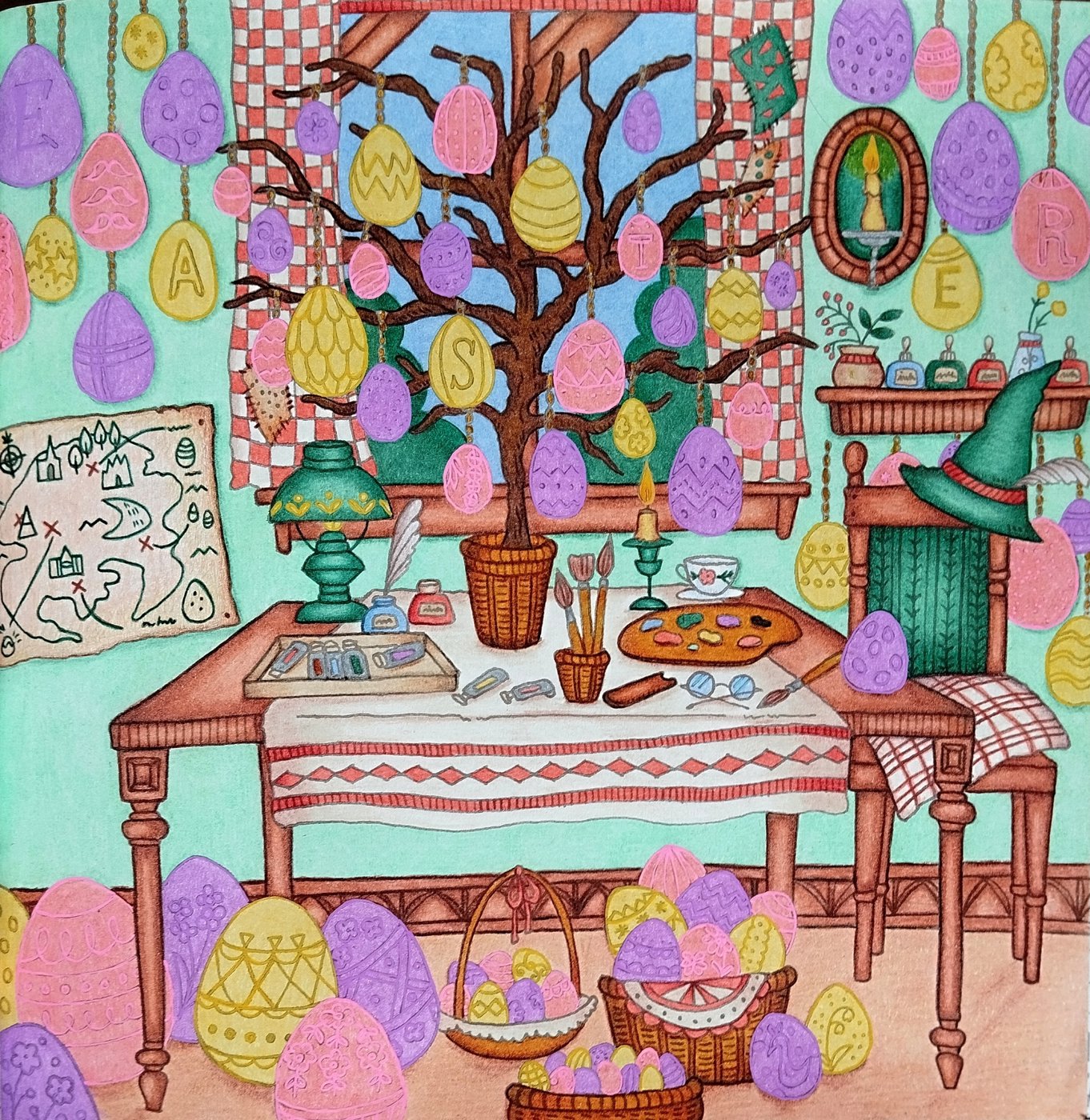 Пасхальное настроение от Daria_colloring_hobby