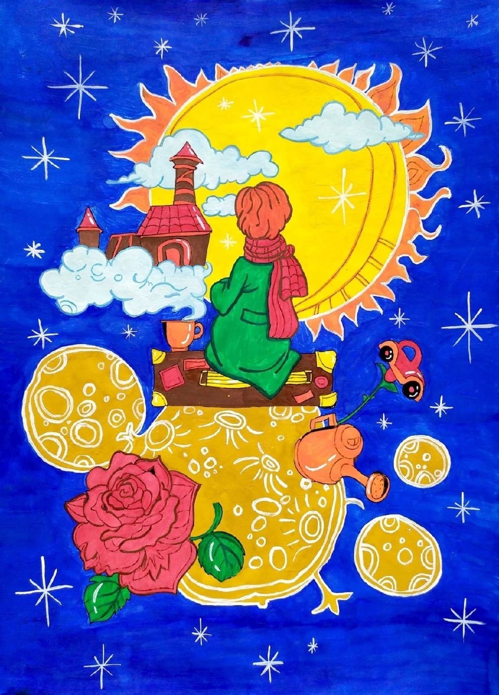 Работа от Daria_colloring_hobby