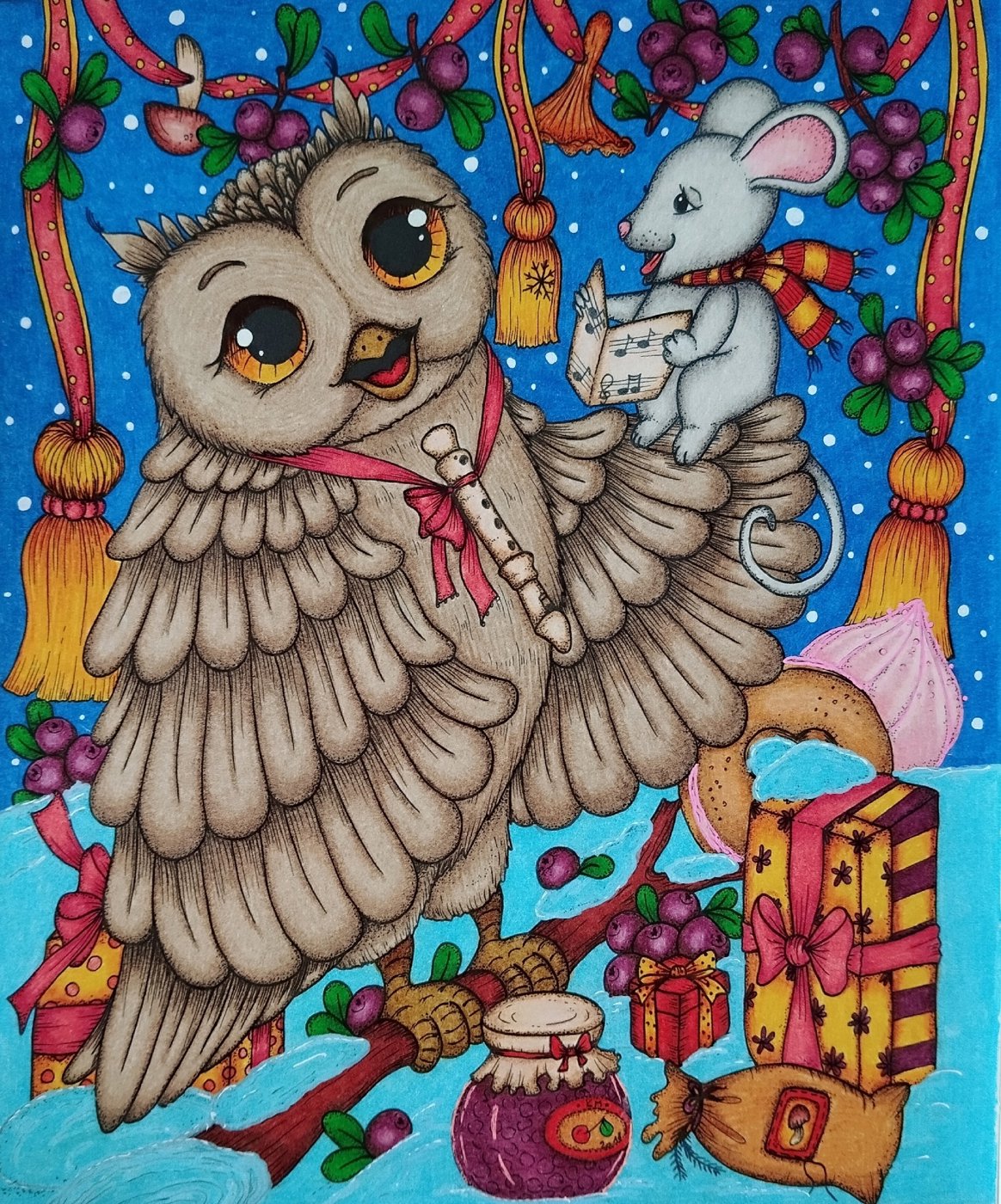 Работа от Daria_colloring_hobby