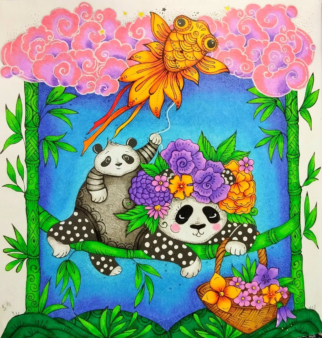 Работа от Daria_colloring_hobby