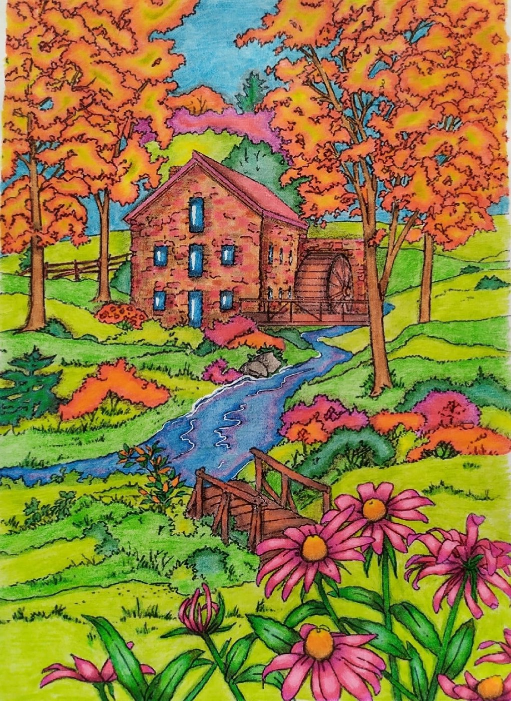 Работа от Daria_colloring_hobby