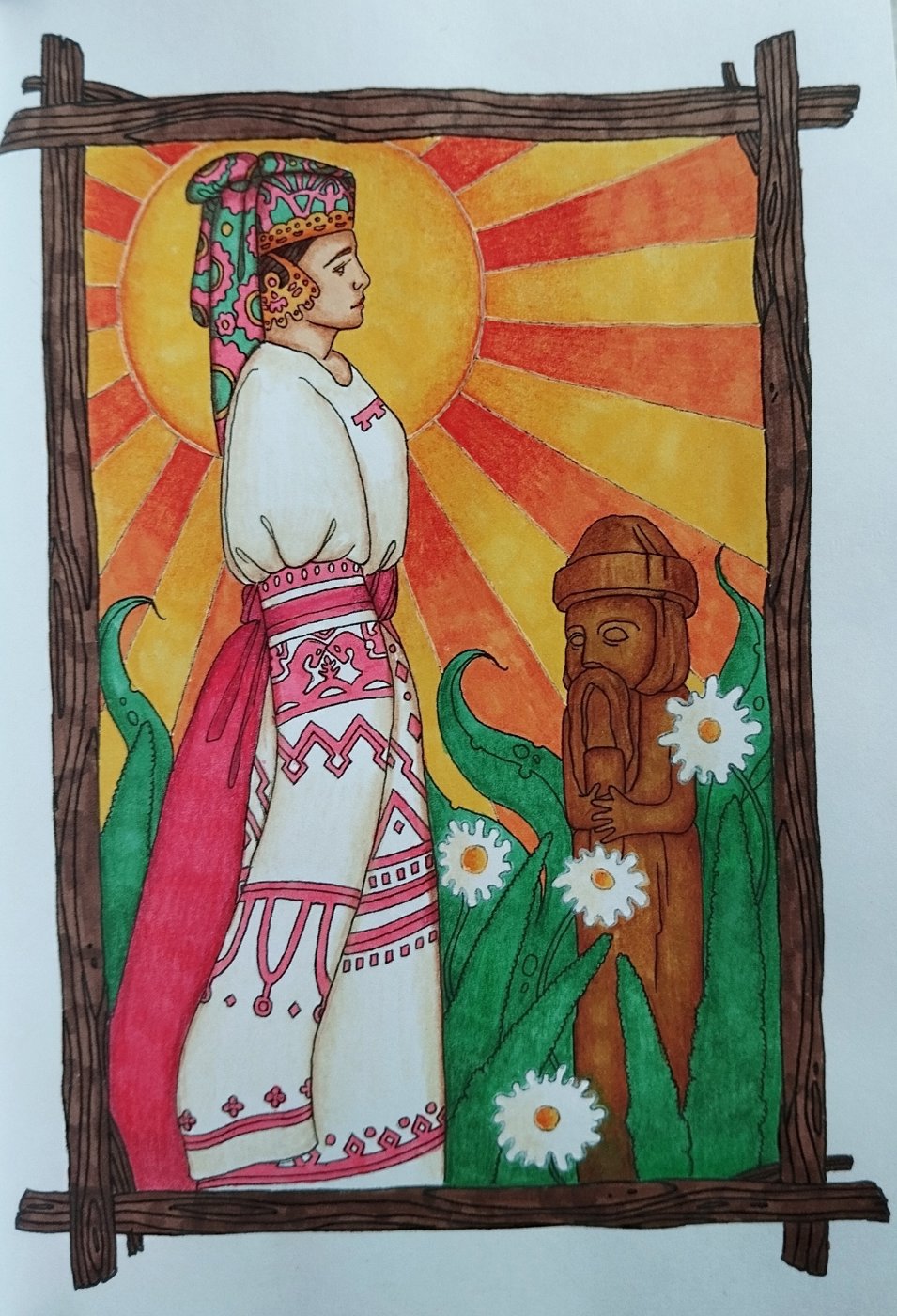 Работа от Daria_colloring_hobby