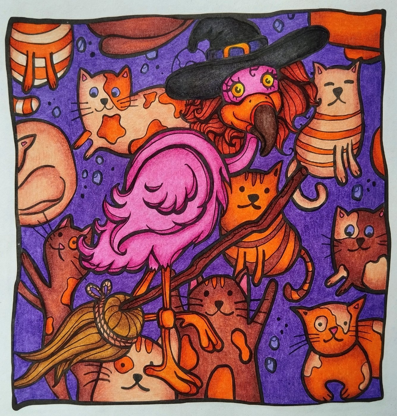 Работа от Daria_coloring_hobby