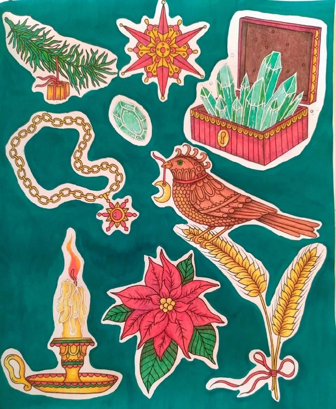 Работа от Daria_coloring_hobby