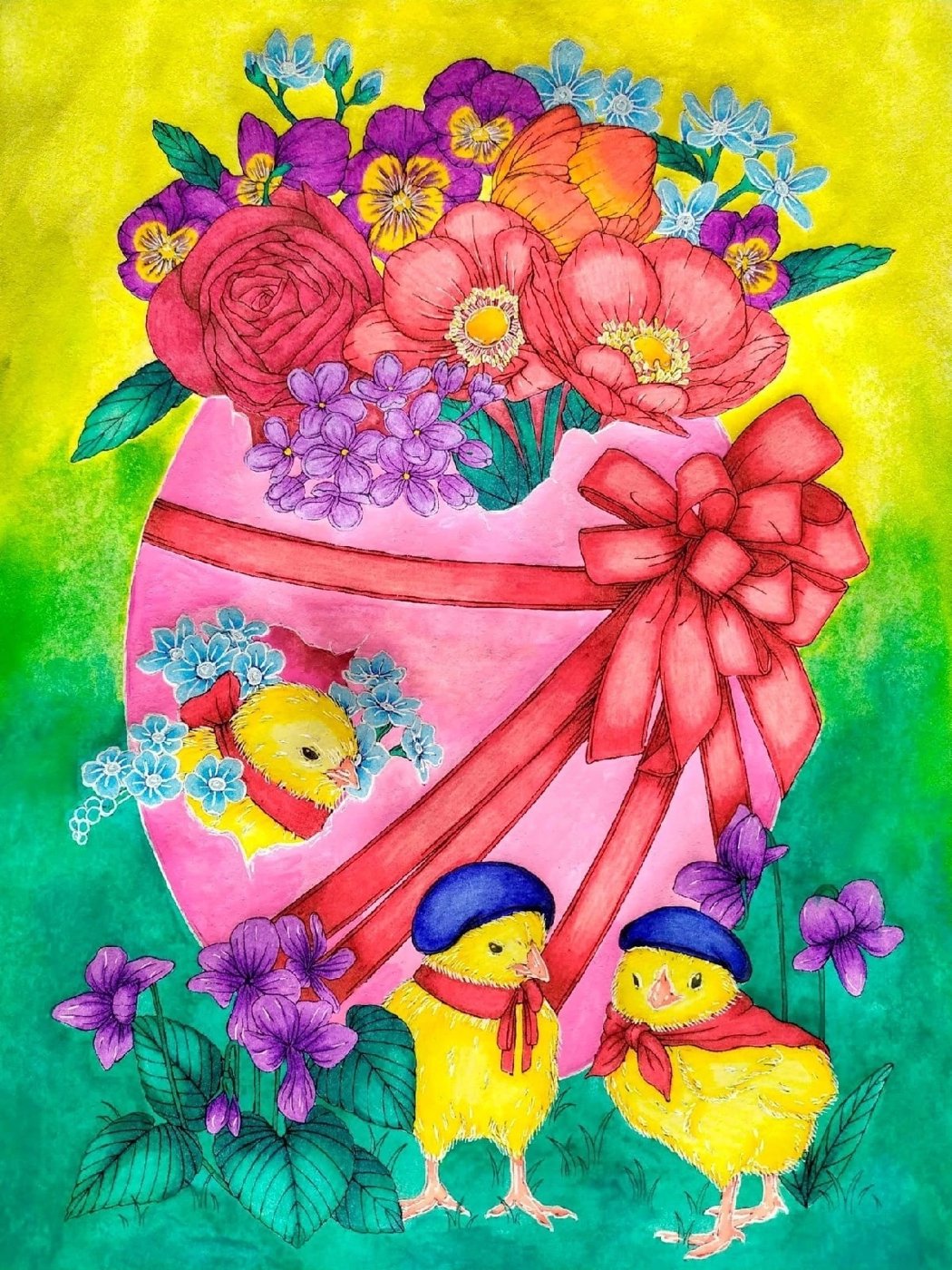 Работа от Daria_colloring_hobby