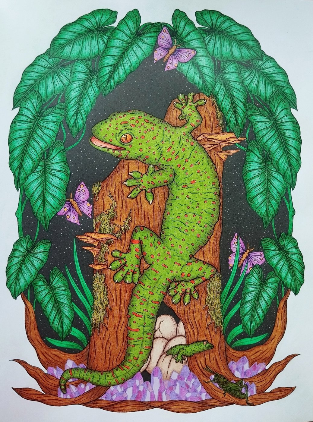 Работа от Daria_colloring_hobby