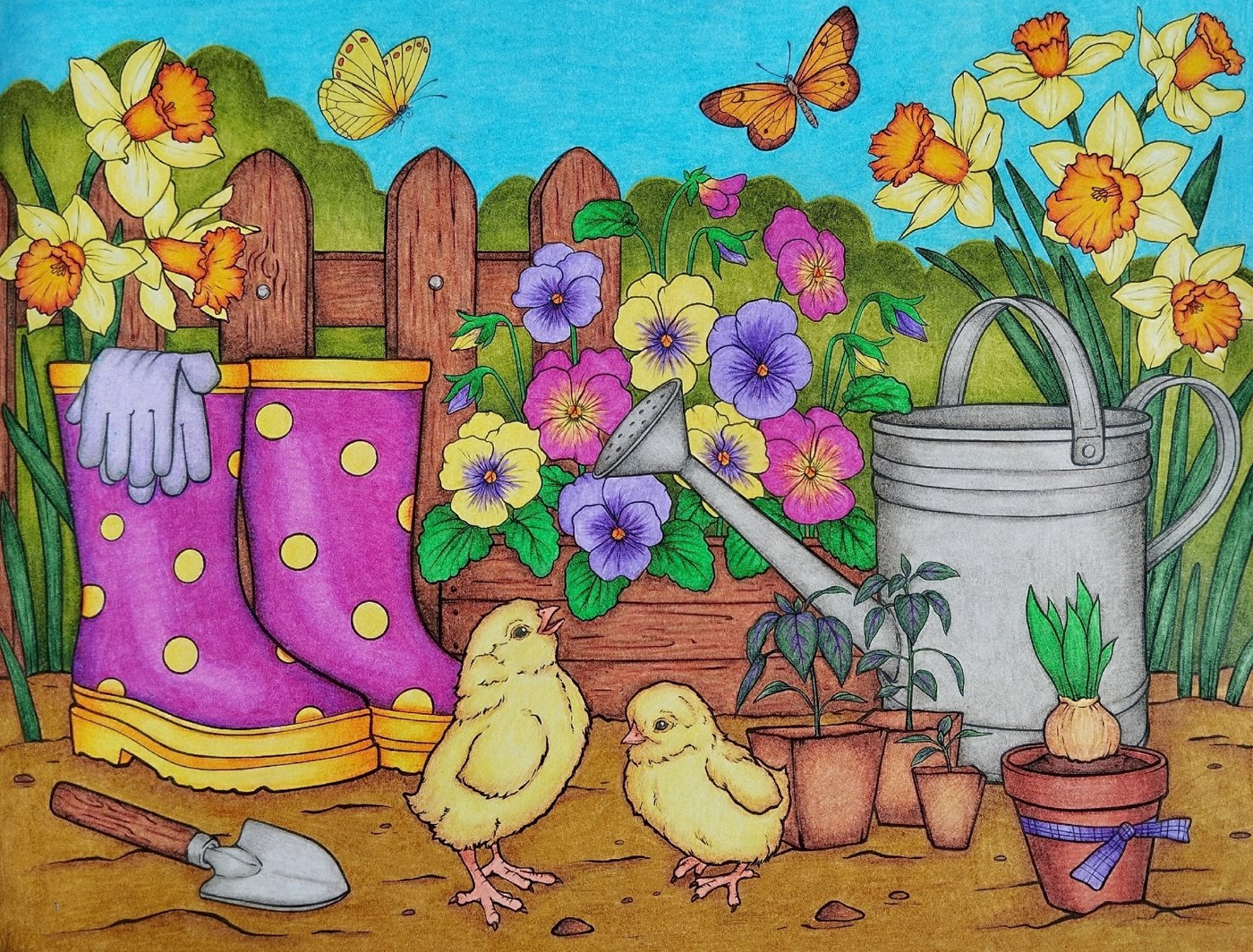Работа от Daria_coloring_hobby