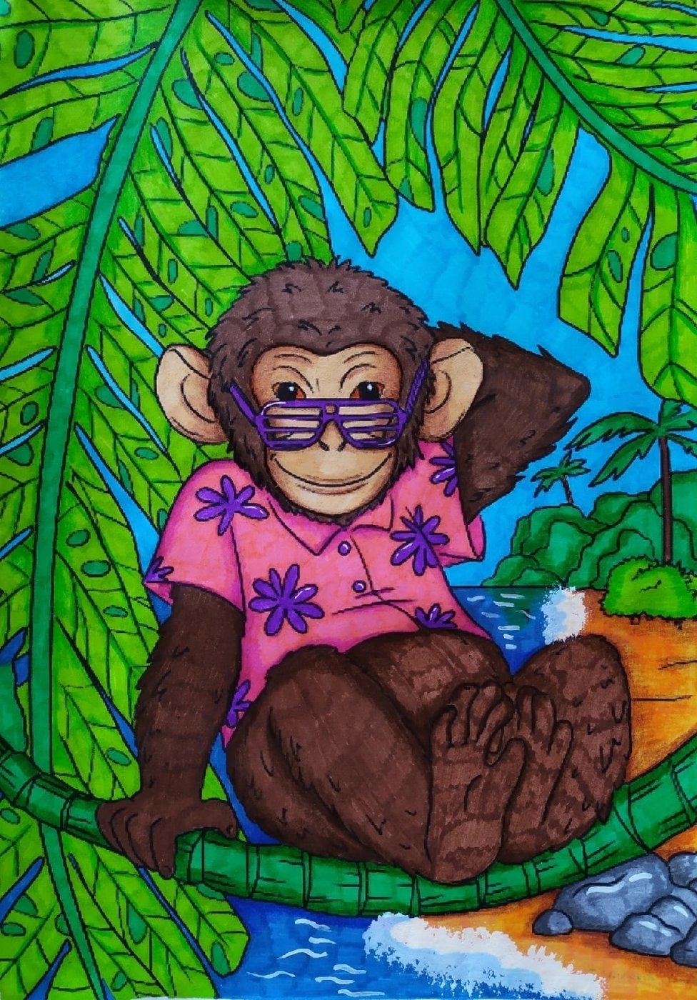 Работа от Daria_colloring_hobby