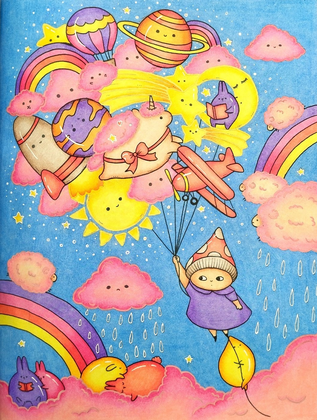Работа от Daria_coloring_hobby