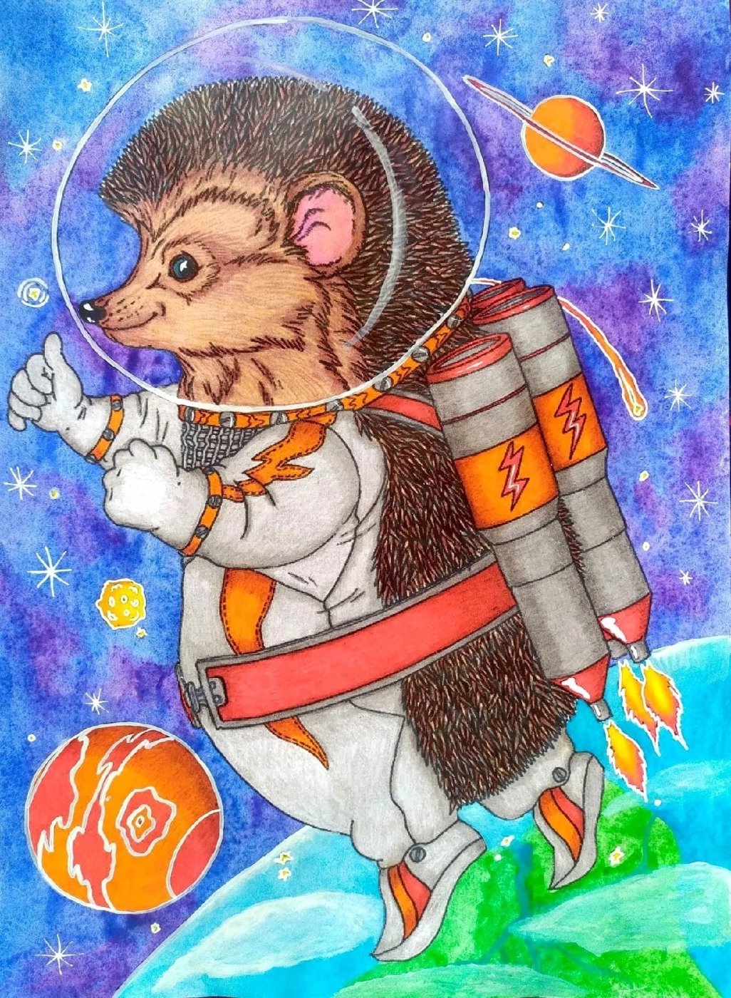 Работа от Daria_colloring_hobby