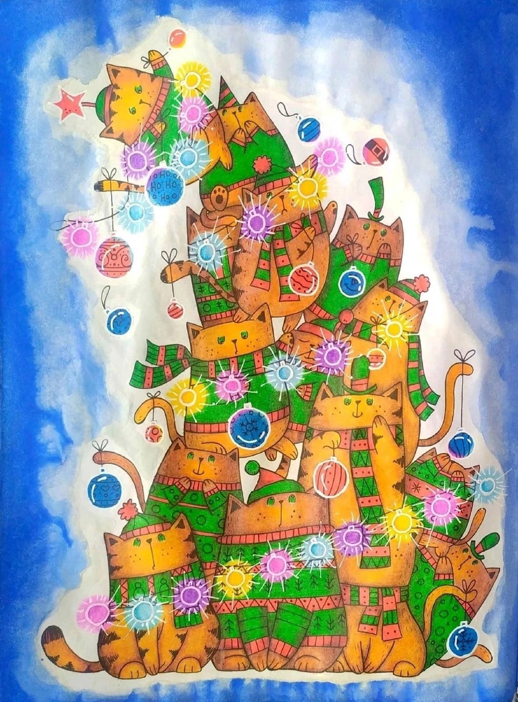 Работа от Daria_coloring_hobby