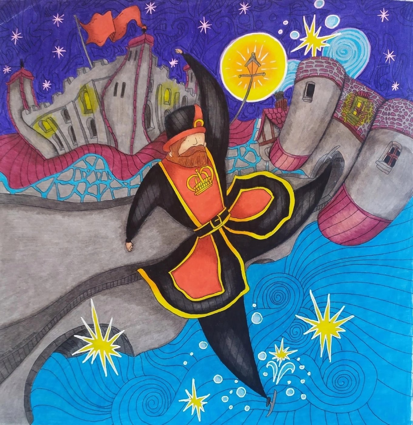 Работа от Daria_colloring_hobby