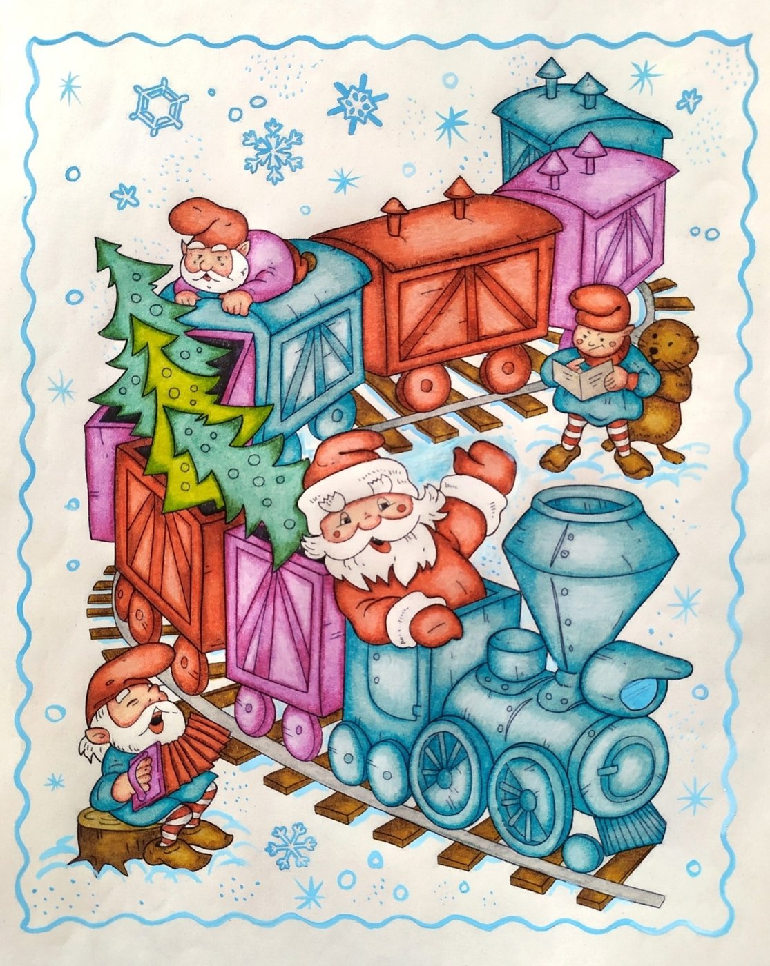 Работа от Daria_colloring_hobby