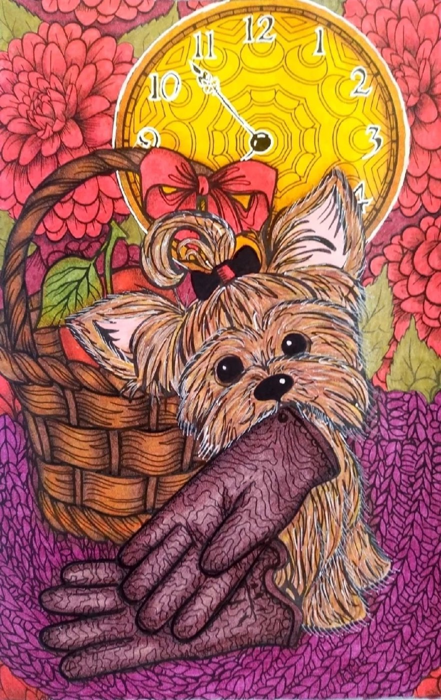 Работа от Daria_coloring_hobby