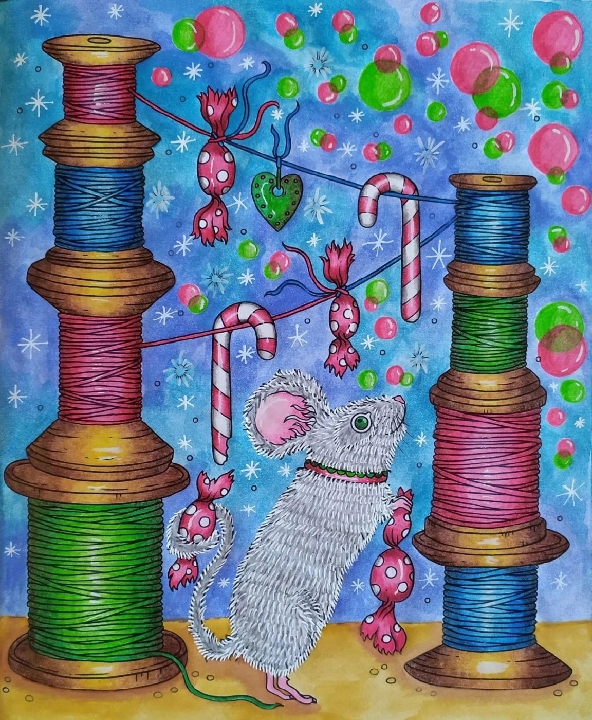 Работа от Daria_coloring_hobby