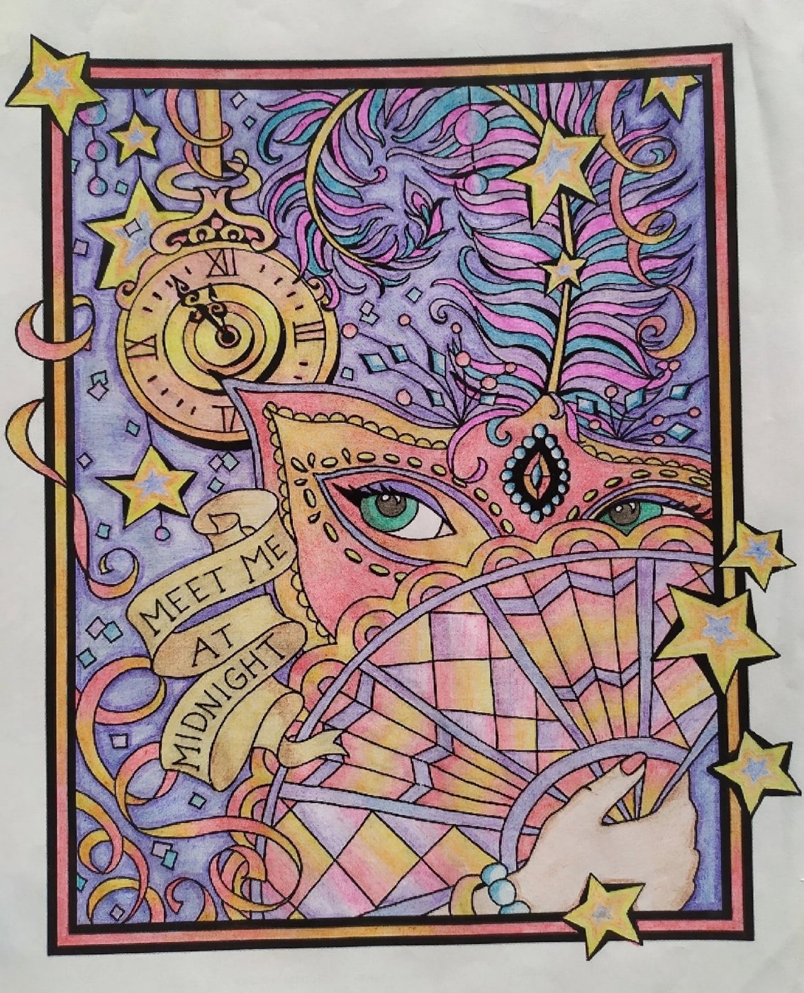 Работа от Daria_colloring_hobby