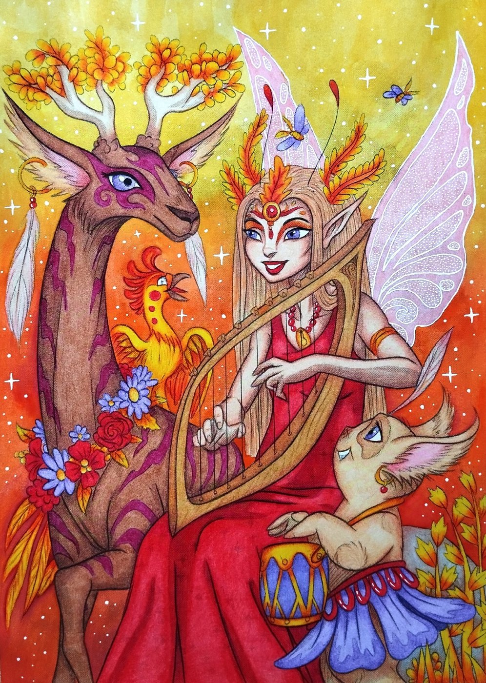 Работа от Daria_colloring_hobby