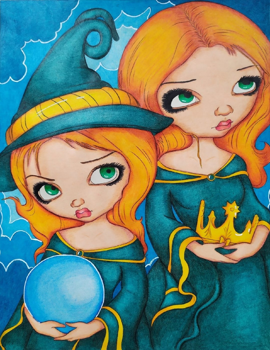 Работа от Daria_colloring_hobby