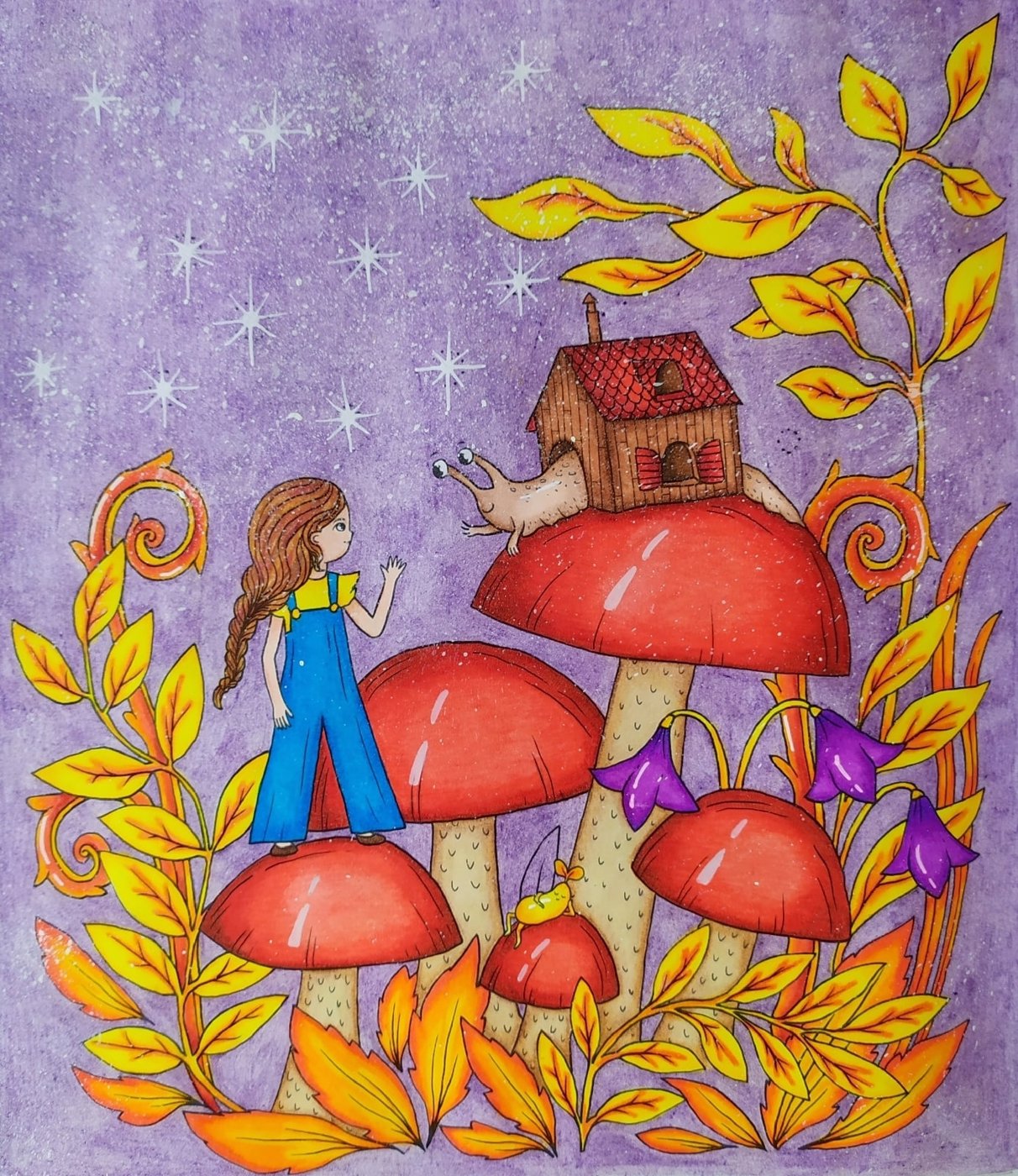 Работа от Daria_coloring_hobby