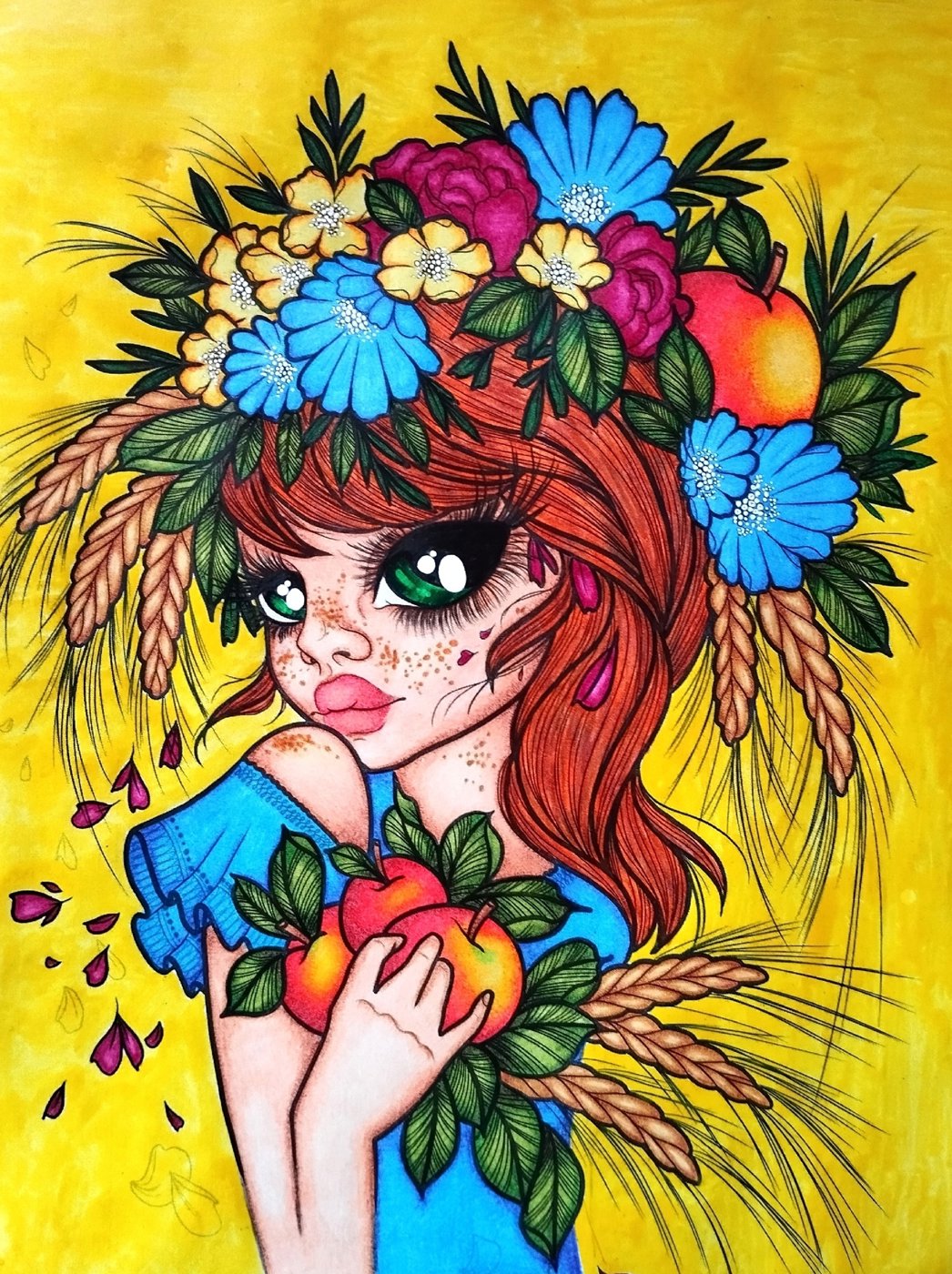 Работа от Daria_colloring_hobby