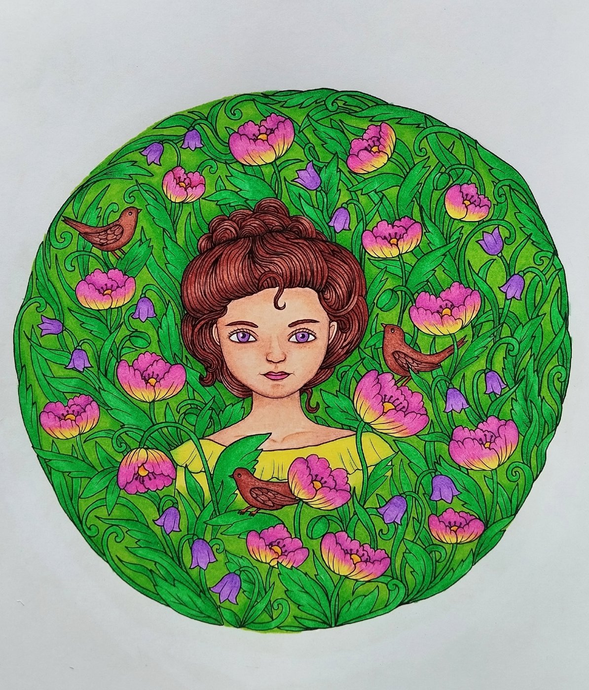 Работа от Daria_coloring_hobby
