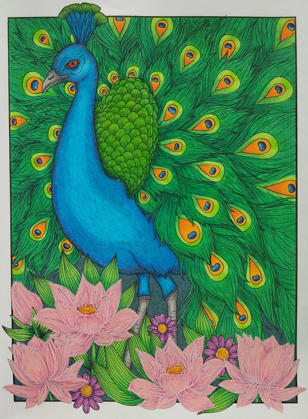 Работа от Daria_coloring_hobby