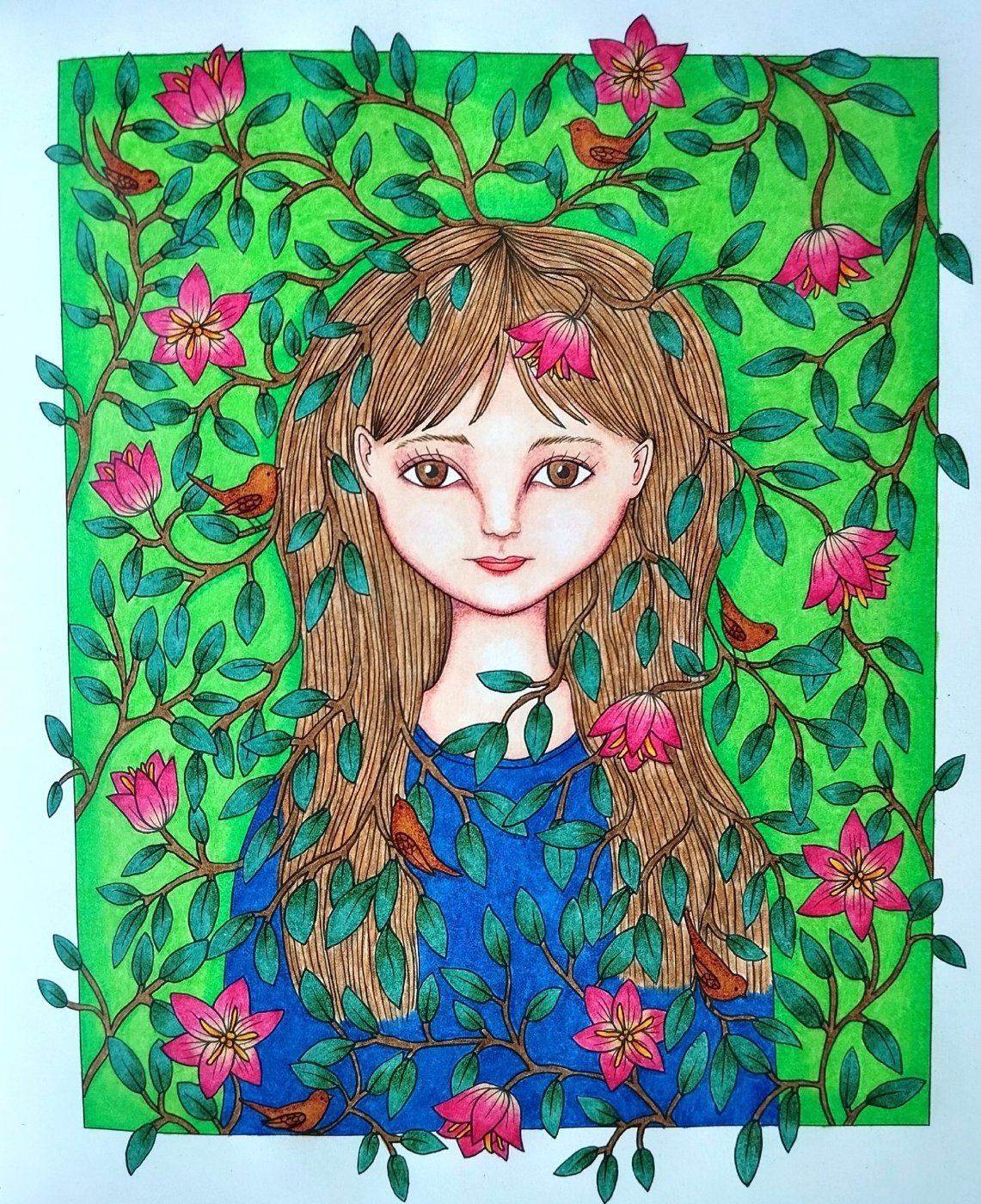 Работа от Daria_coloring_hobby