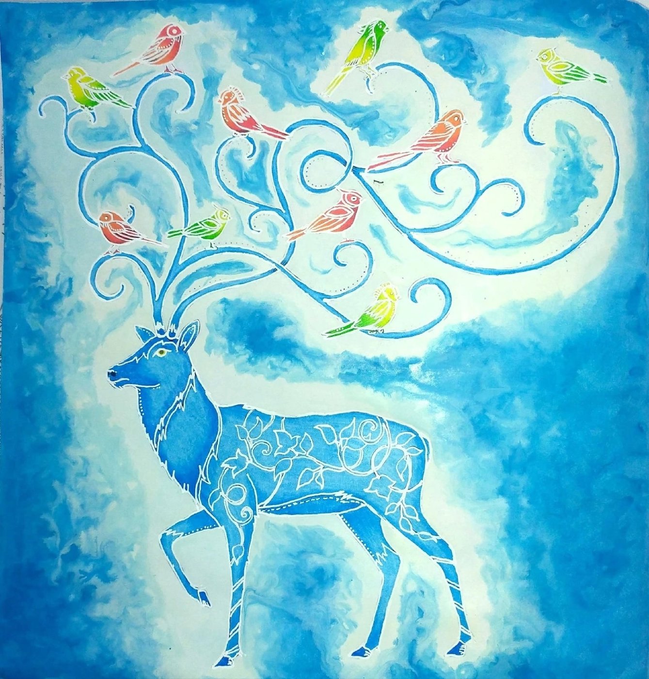 Работа от Daria_colloring_hobby