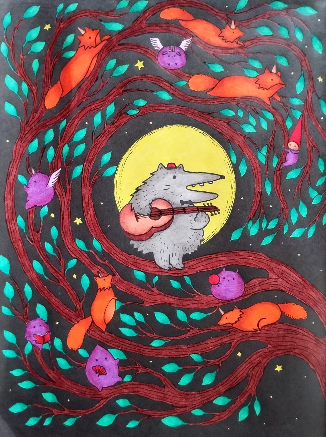 Работа от Daria_colloring_hobby