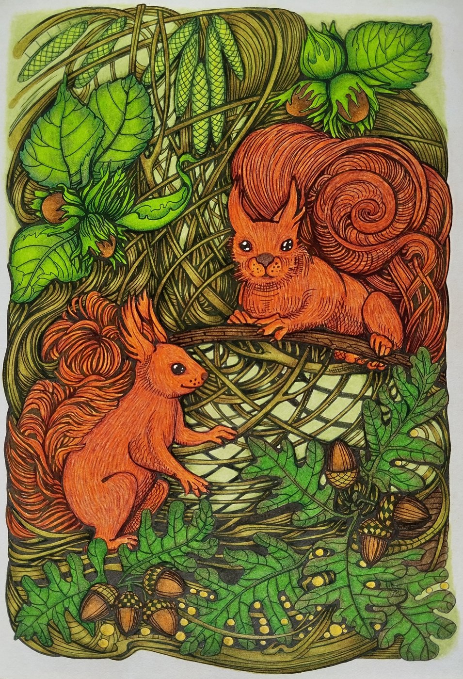 Работа от Daria_colloring_hobby