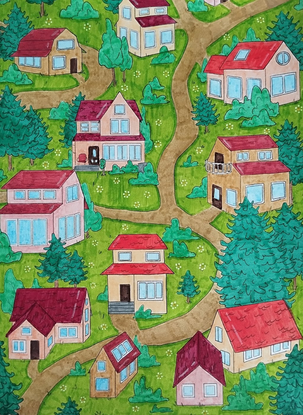 Работа от Daria_coloring_hobby