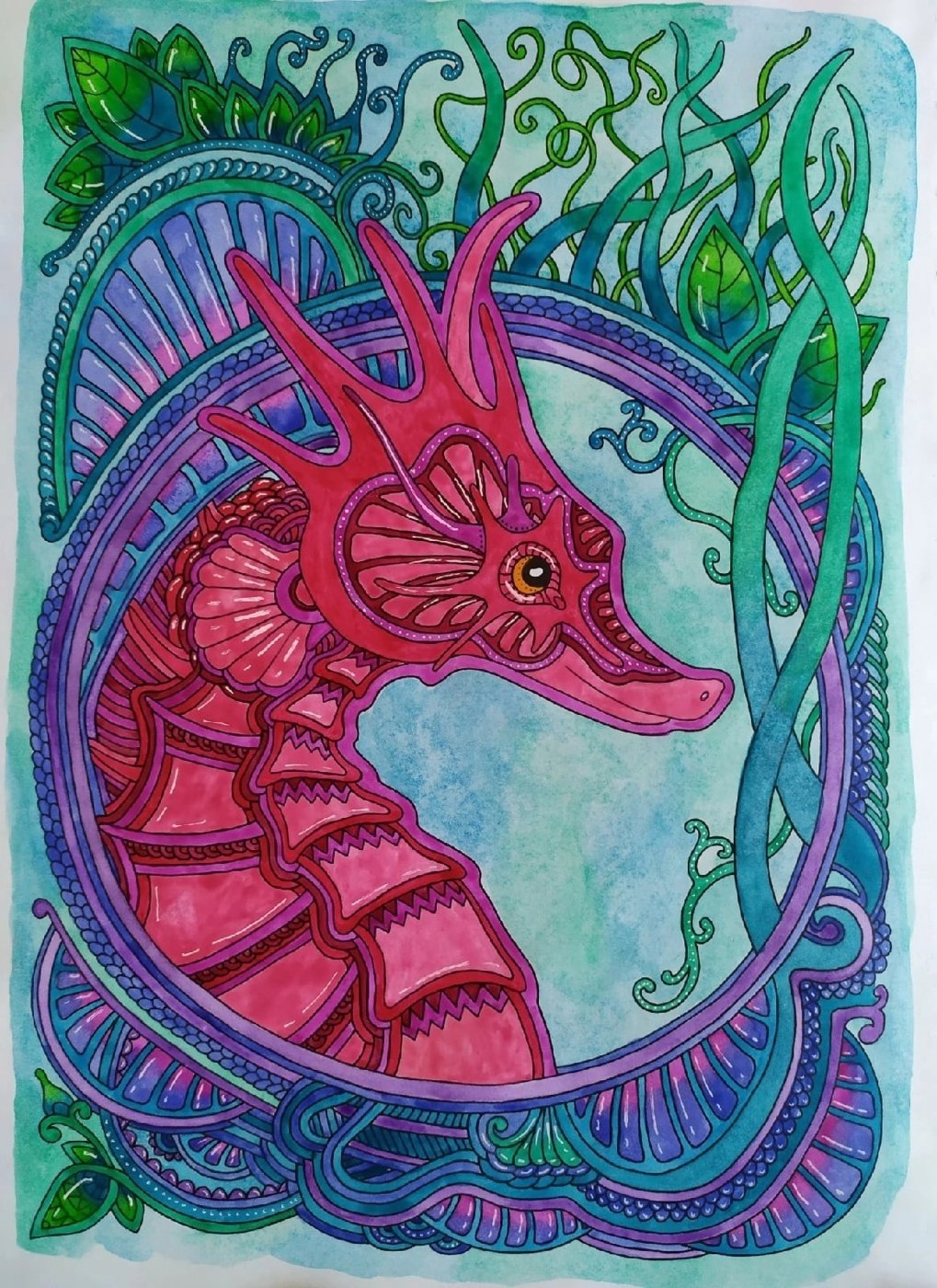 Работа от Daria_colloring_hobby