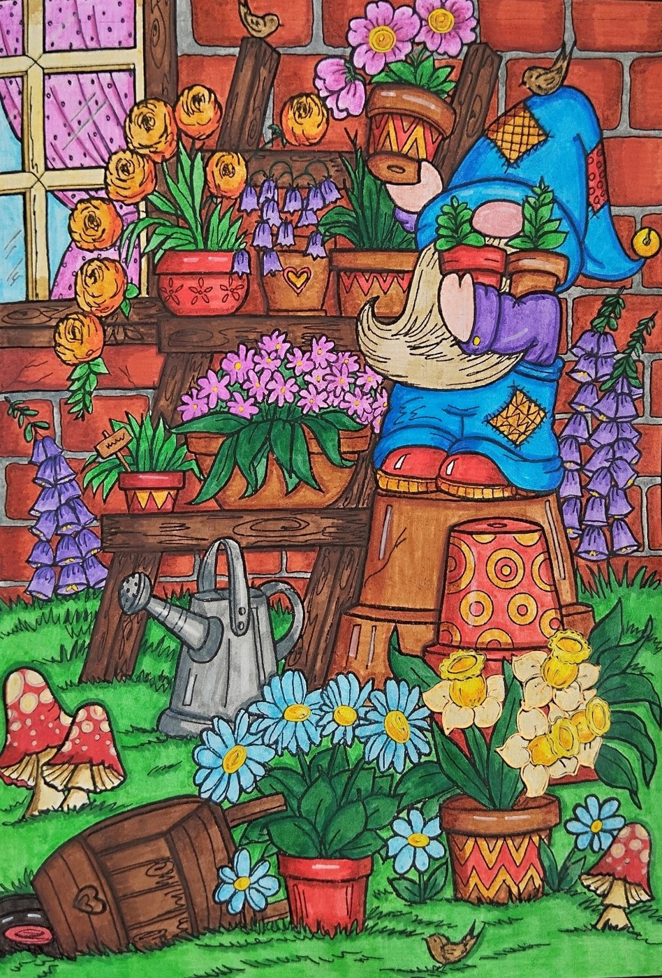 Работа от Daria_colloring_hobby