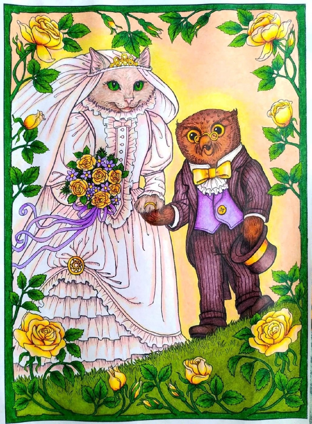 Работа от Daria_colloring_hobby